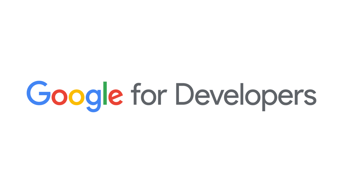 An image that says Google For Developers