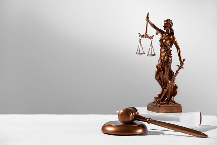 An image showing lady justice